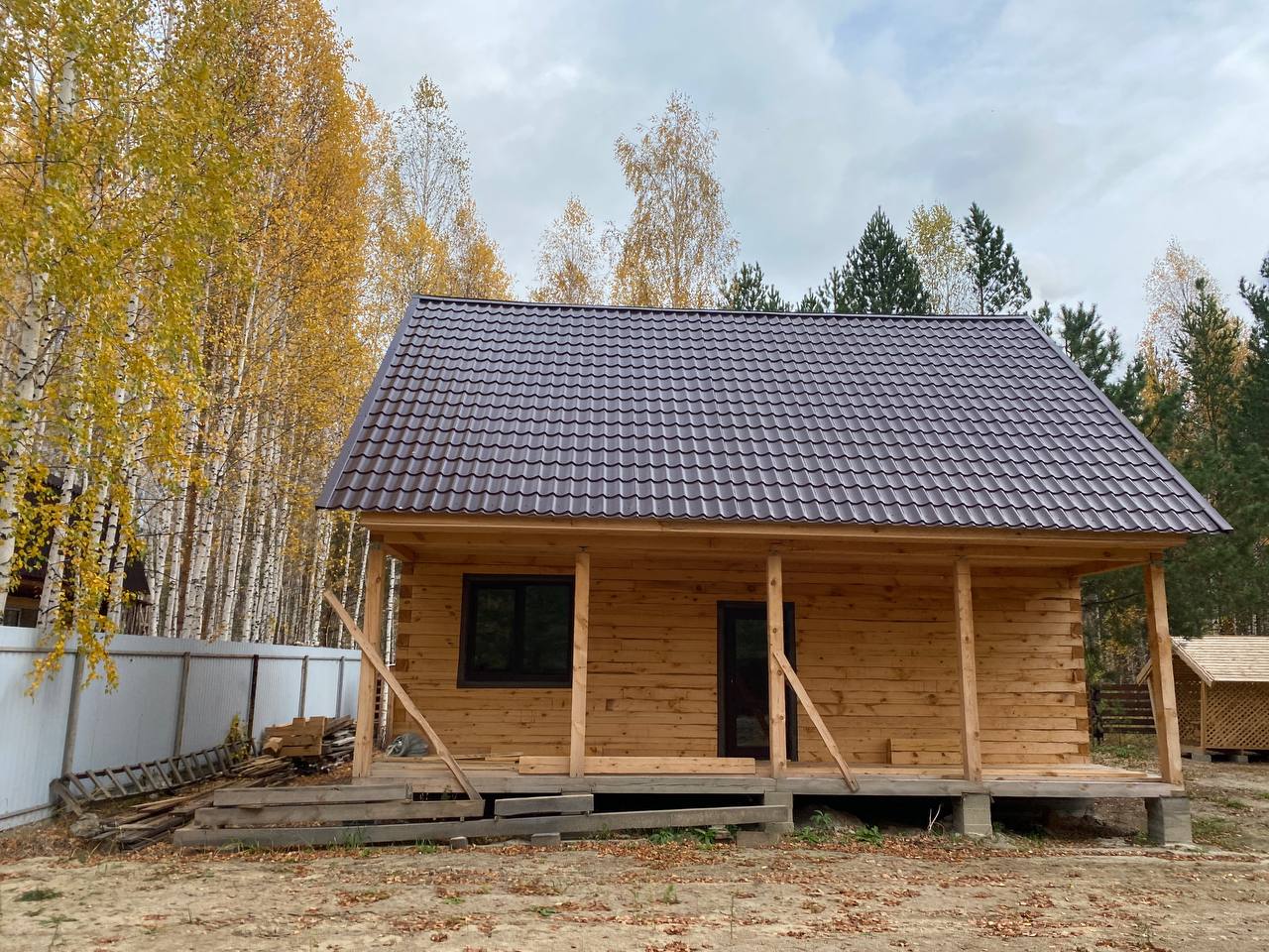 Строительство дома из строганного бруса